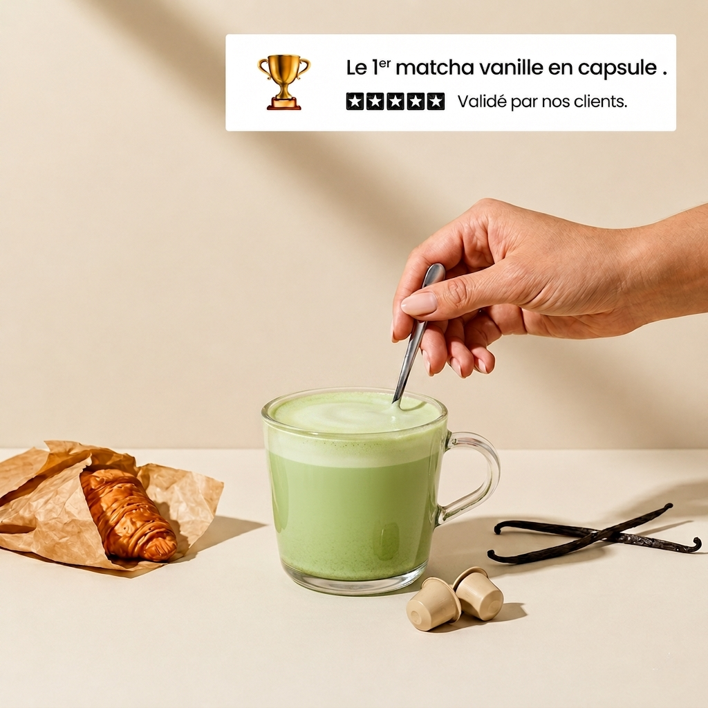 Capsules Matcha compatibles Nespresso® - Vanille