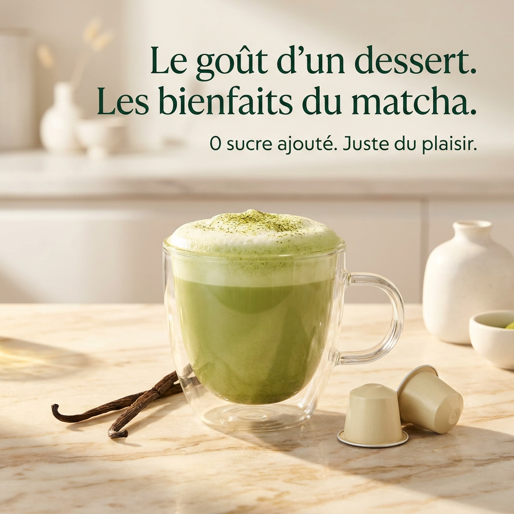 Capsules Matcha compatibles Nespresso® - Vanille
