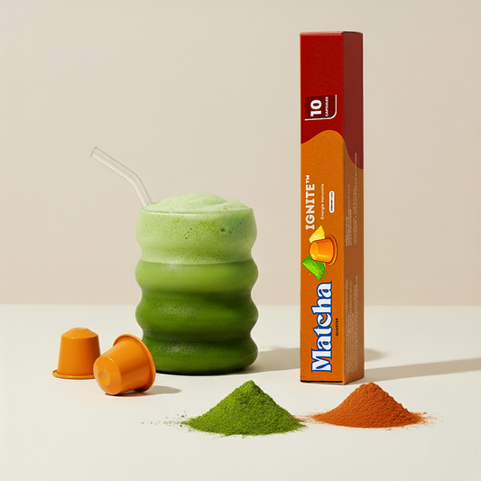 Ignite – Énergie | Capsules Matcha + Adaptogènes