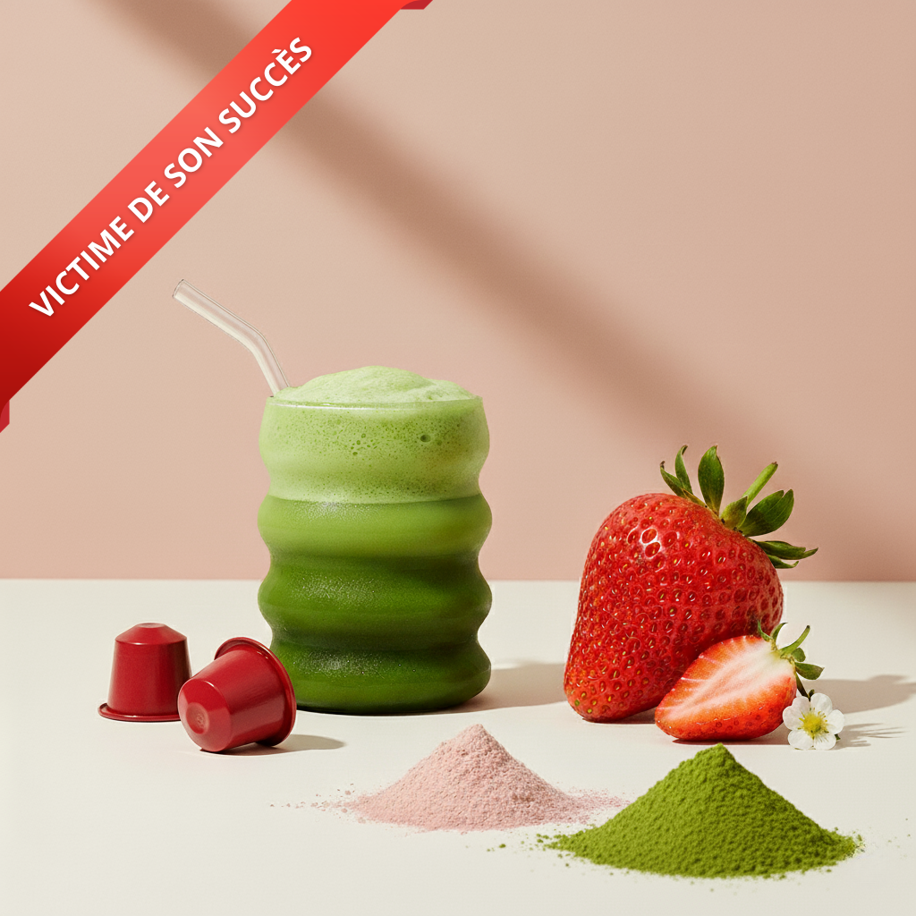 🍓 Matcha Strawberry – Focus