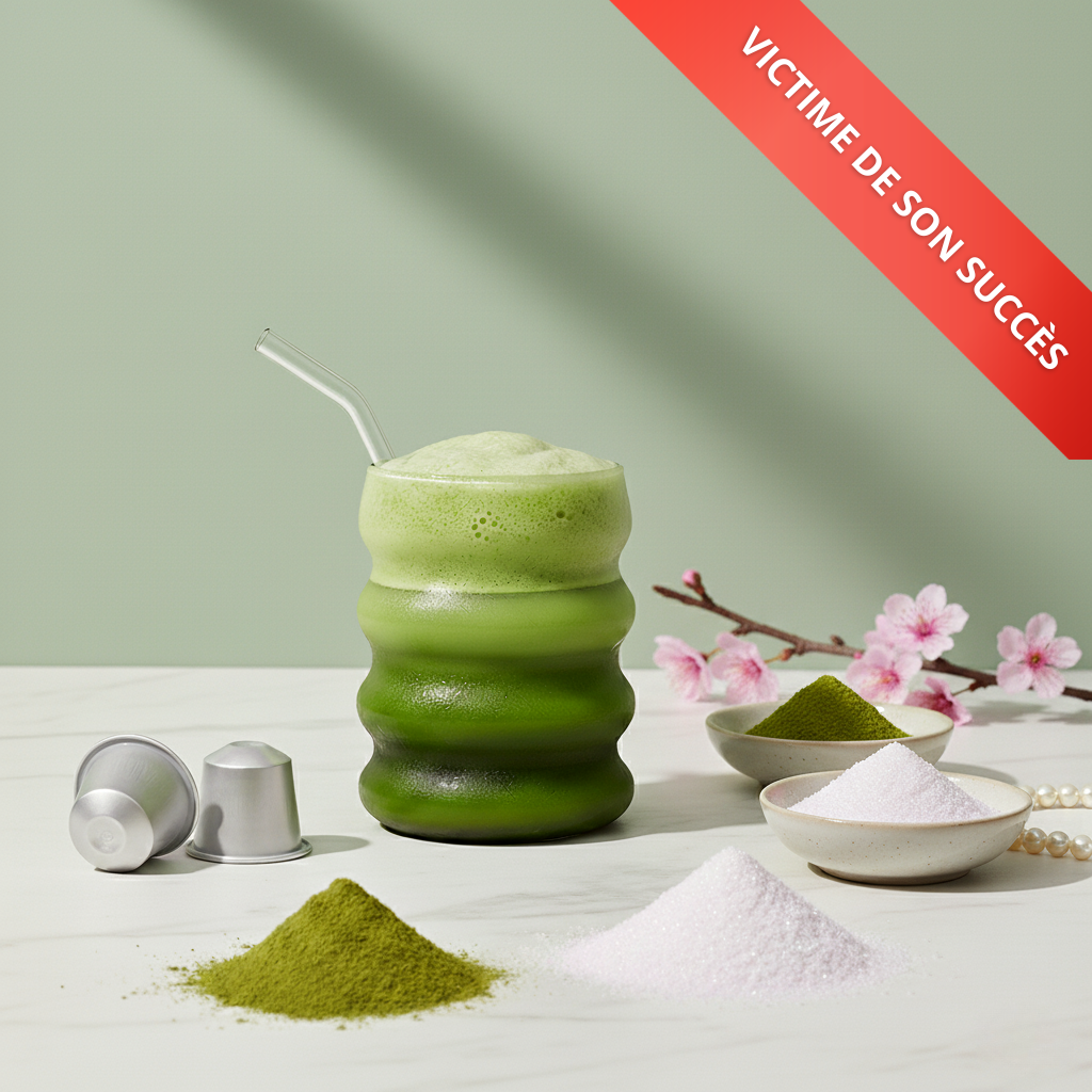 🌺 Matcha Collagène – Éclat